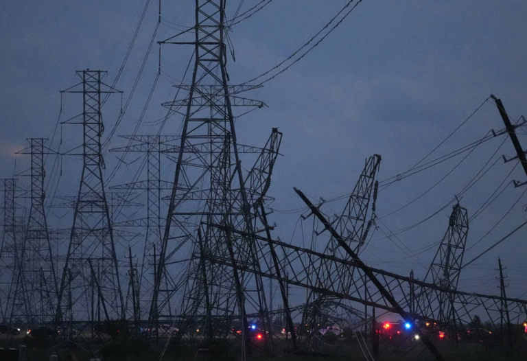 Devastating storms leave four people dead and hundreds of thousands without power
